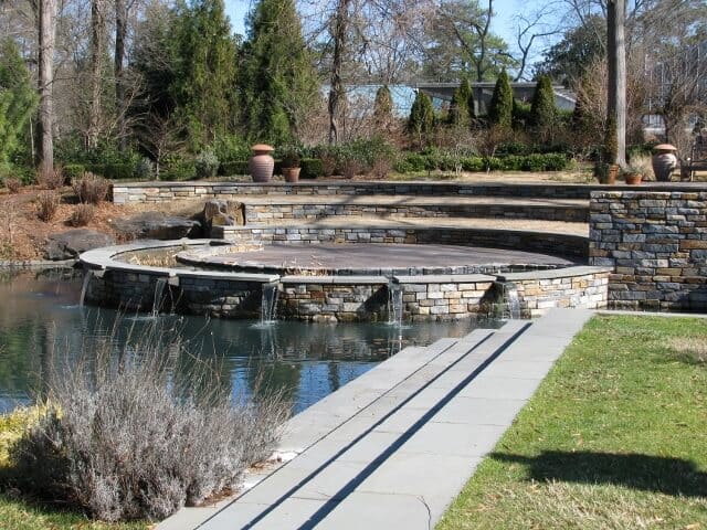 a garden amphitheater